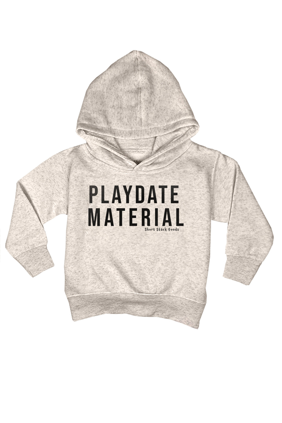 Playdate Material Hoodie | Natural Heather - Visual Media Number 1 of 1