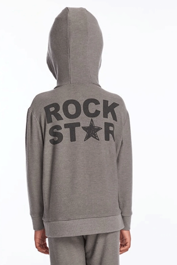 Rock Star Zip Up Hoodie | Safari - Visual Media Number 2 of 2