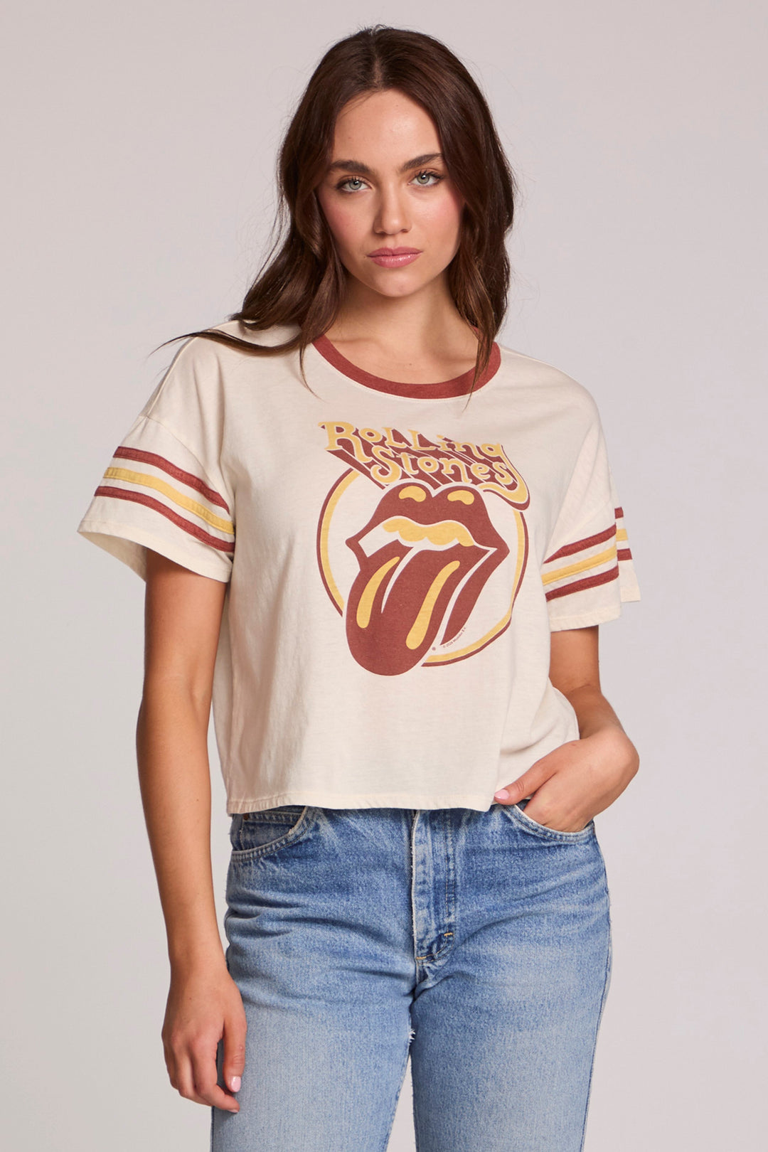 The Rolling Stones - Retro Tongue | Antique White - Visual Media Number 1 of 1