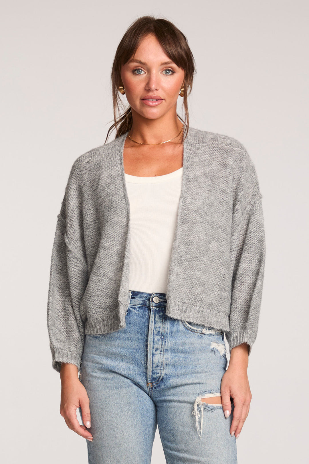 Aden Sweater | Heather Grey - Visual Media Number 1 of 2