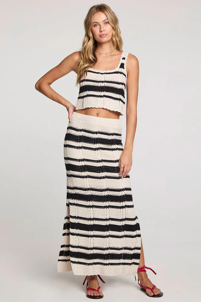 Suzi Midi Skirt | Vanilla - Thumbnail Image Number 1 of 3
