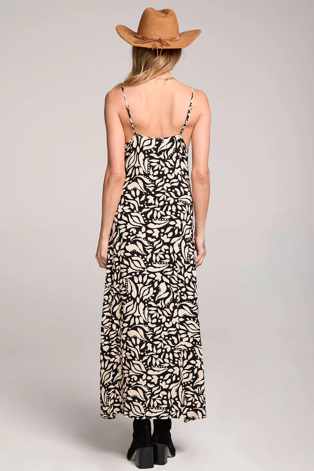 Tori Midi Dress | Black - Thumbnail Image Number 2 of 3
