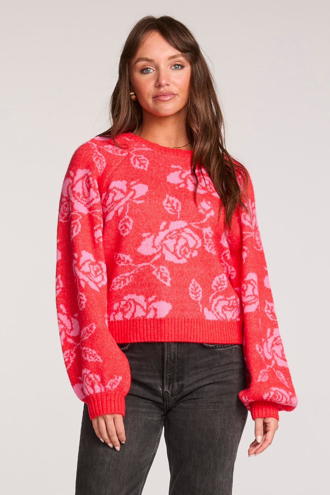 Noele Sweater | Vintage Red - Visual Media Number 1 of 2