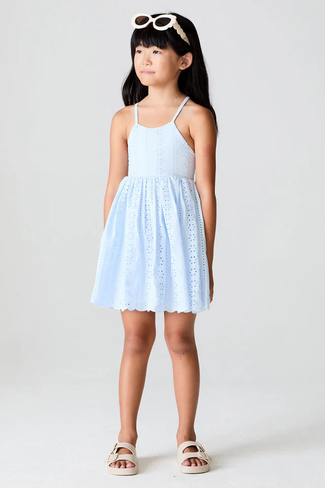 Lyllie Mini Dress | Sky Blue - Visual Media Number 1 of 2