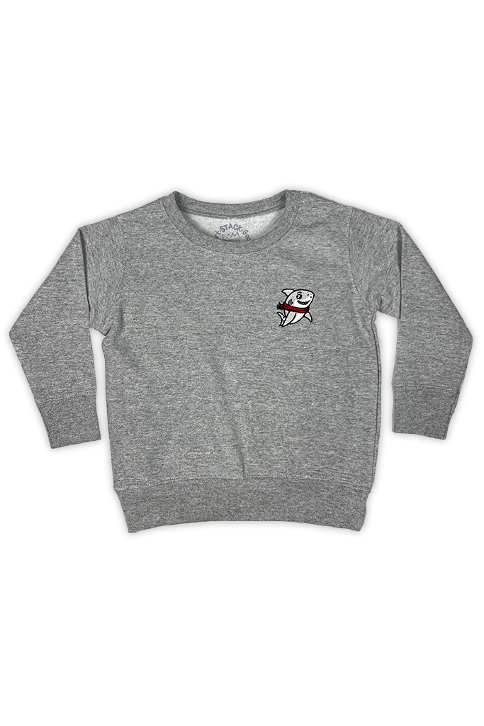 Shark Sweater | Heather Grey - Visual Media Number 1 of 2