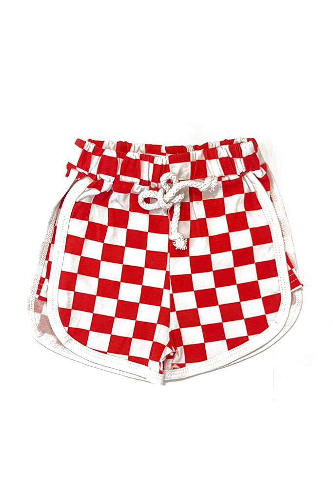 Ska Shorts | Red Checkered - Visual Media Number 1 of 2