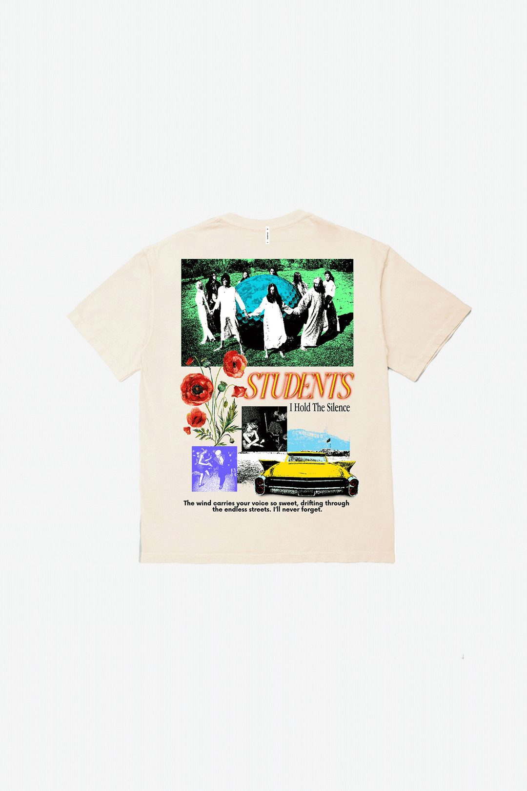 Lost in Silence Tee | Nude - Visual Media Number 1 of 2