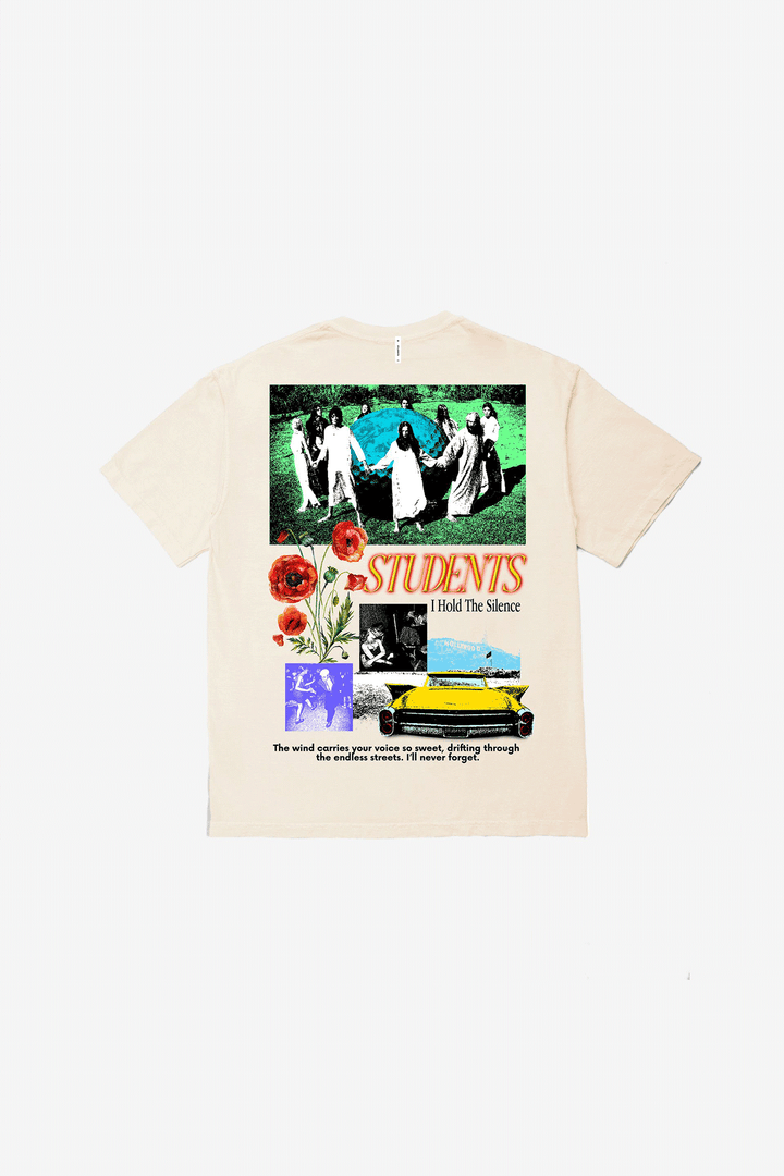 Lost in Silence Tee | Nude - Thumbnail Image Number 1 of 2
