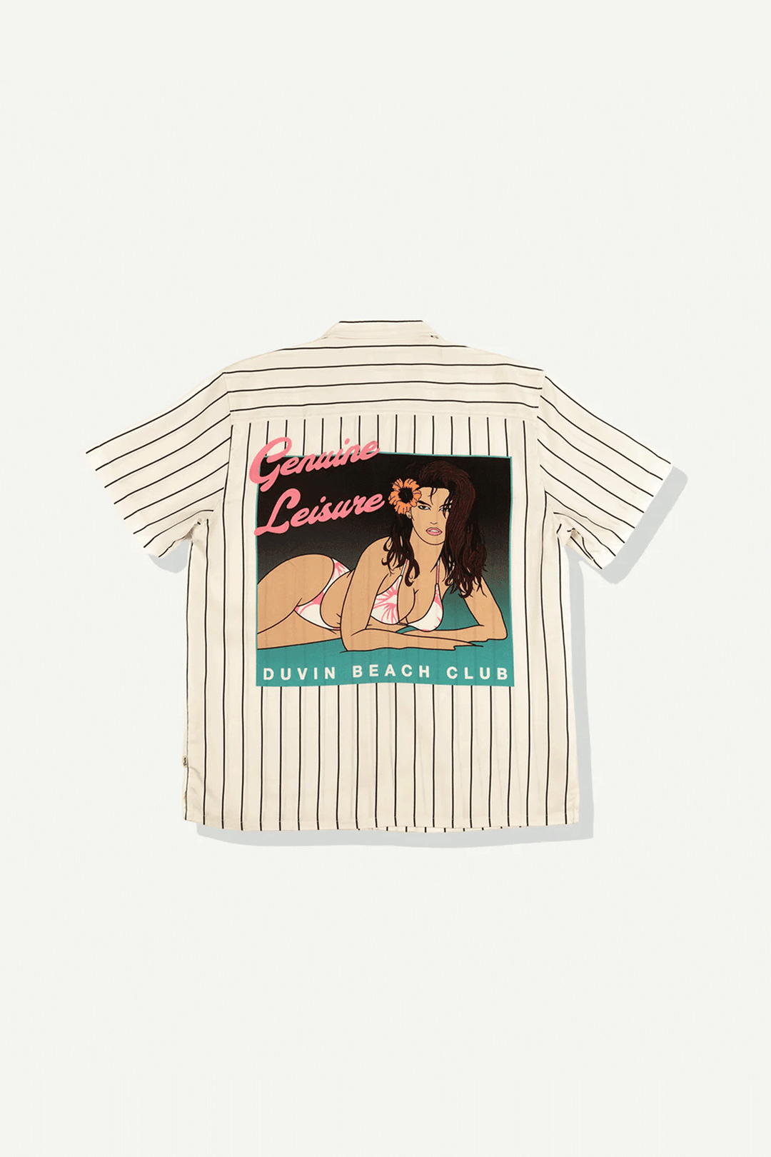 Poster Buttonup Shirt | White - Visual Media Number 3 of 3