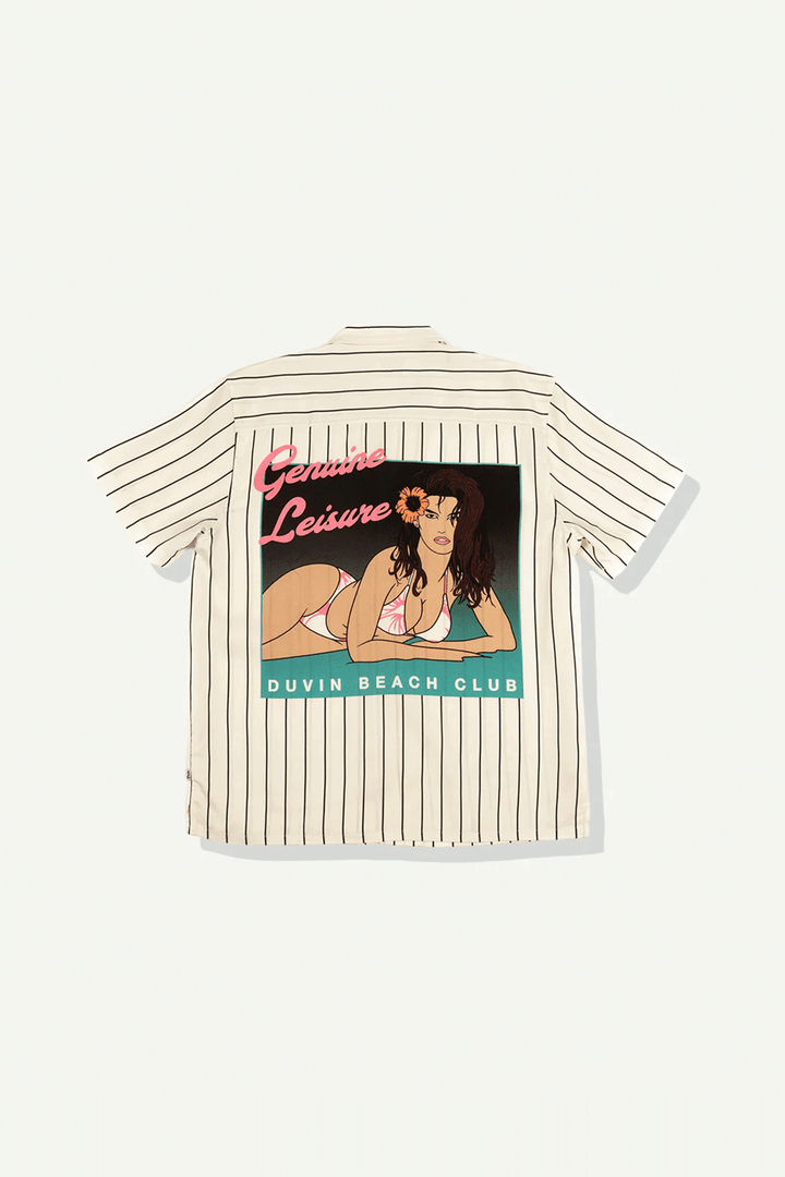 Poster Buttonup Shirt | White - Thumbnail Image Number 3 of 3
