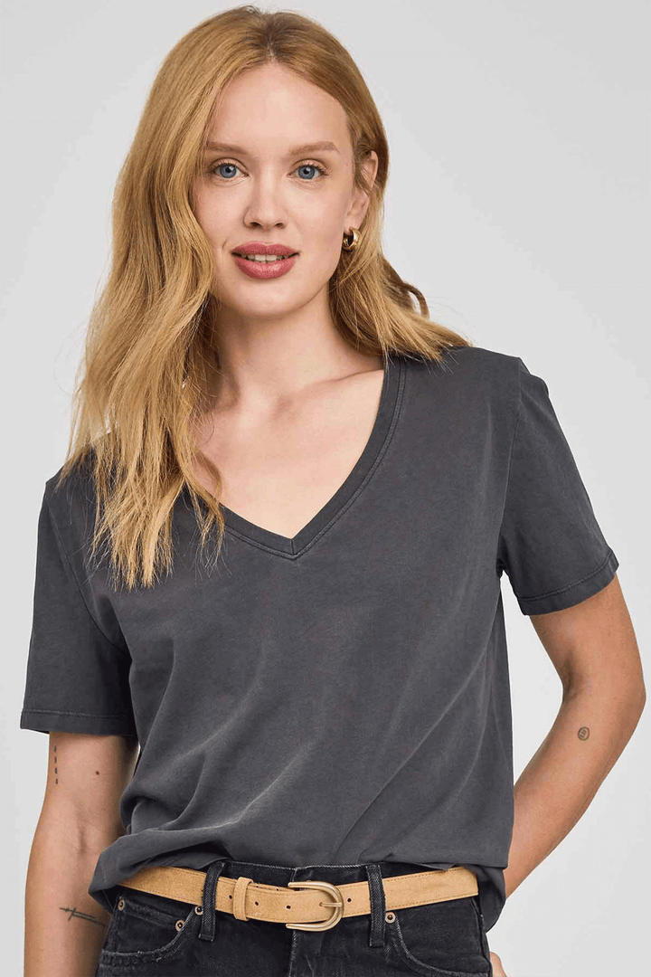 Lucy Tee | Washed Black - Thumbnail Image Number 1 of 2
