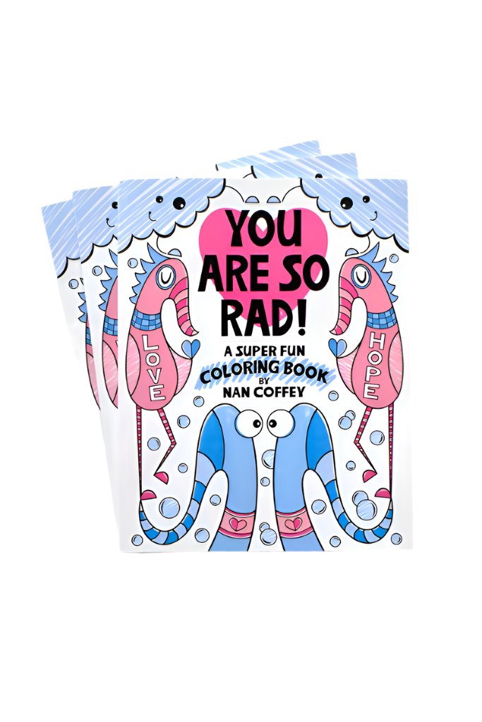 You Are So Rad! Coloring Book - Visual Media Number 1 of 3