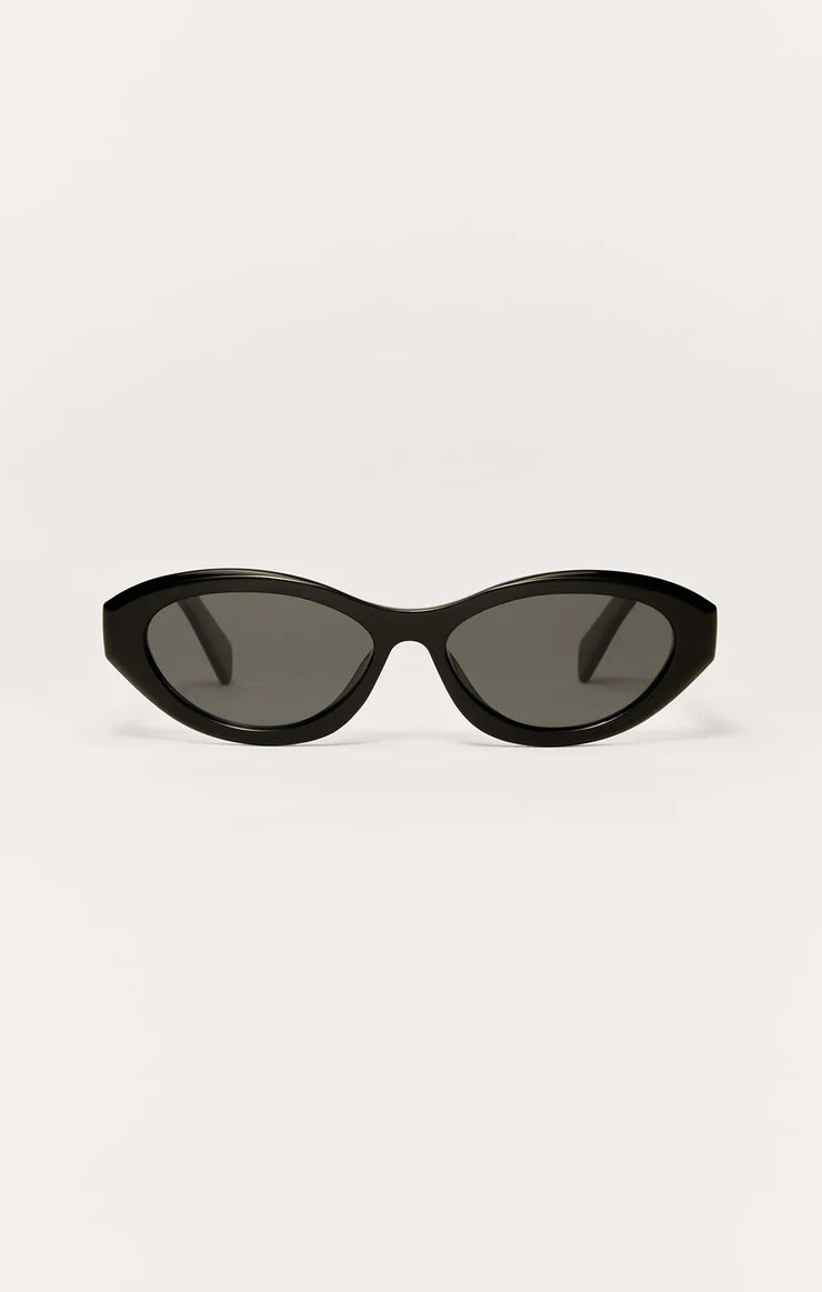 Backstage Sunglasses | Polished Black-Grey - Visual Media Number 2 of 2