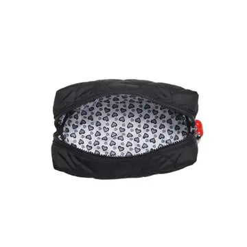 Pull My Heart Cosmetic Pouch | Black - Thumbnail Image Number 4 of 4
