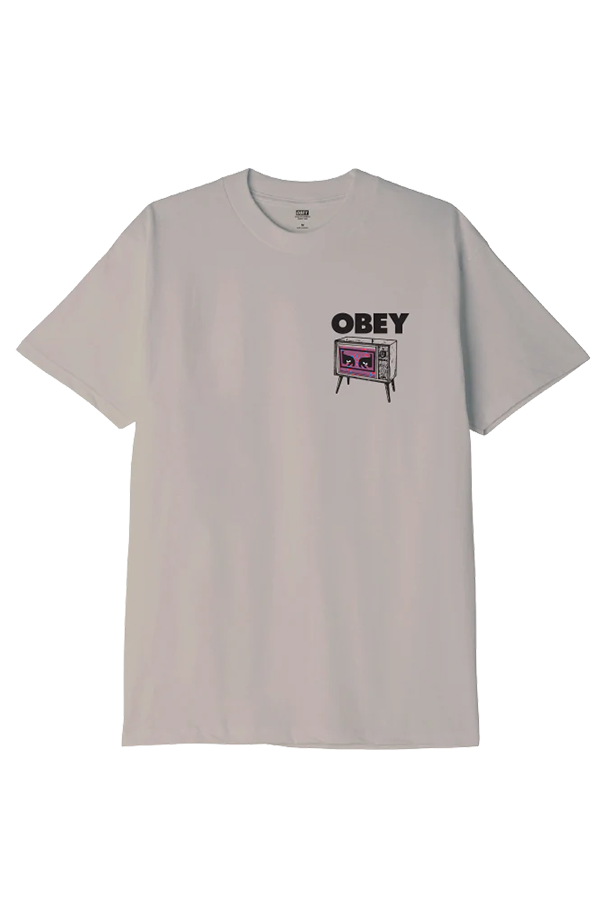 Obey Hypno Tee | Pigment Silver Grey - Visual Media Number 2 of 2