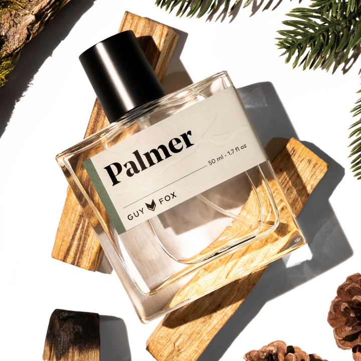 Palmer Mens Cologne | White Pine, Palo Santo, Alpine Air - Thumbnail Image Number 3 of 13

