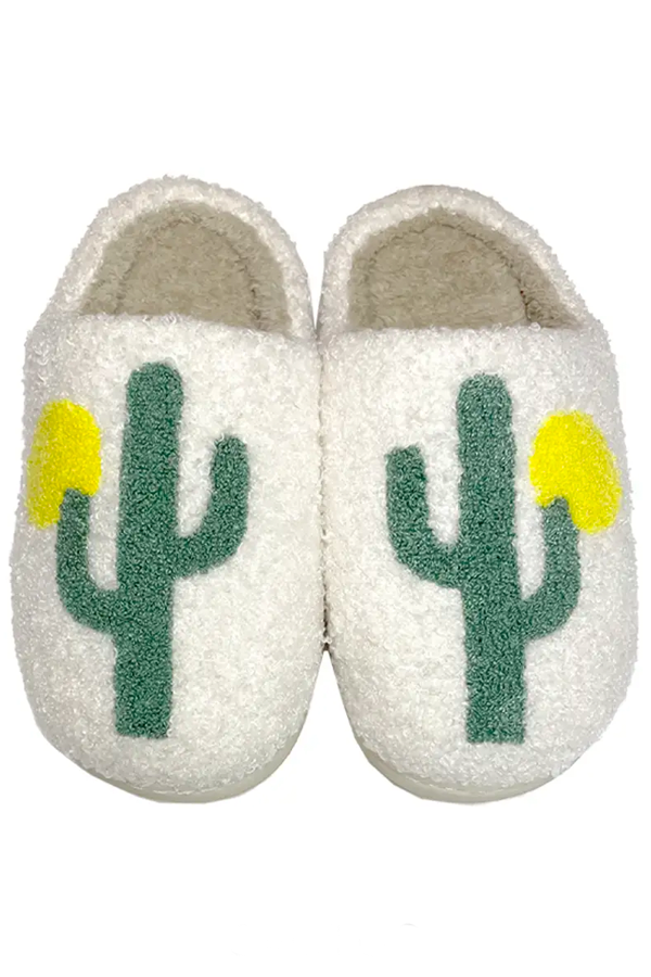 Cactus Slipper | White - Main Image Number 1 of 1