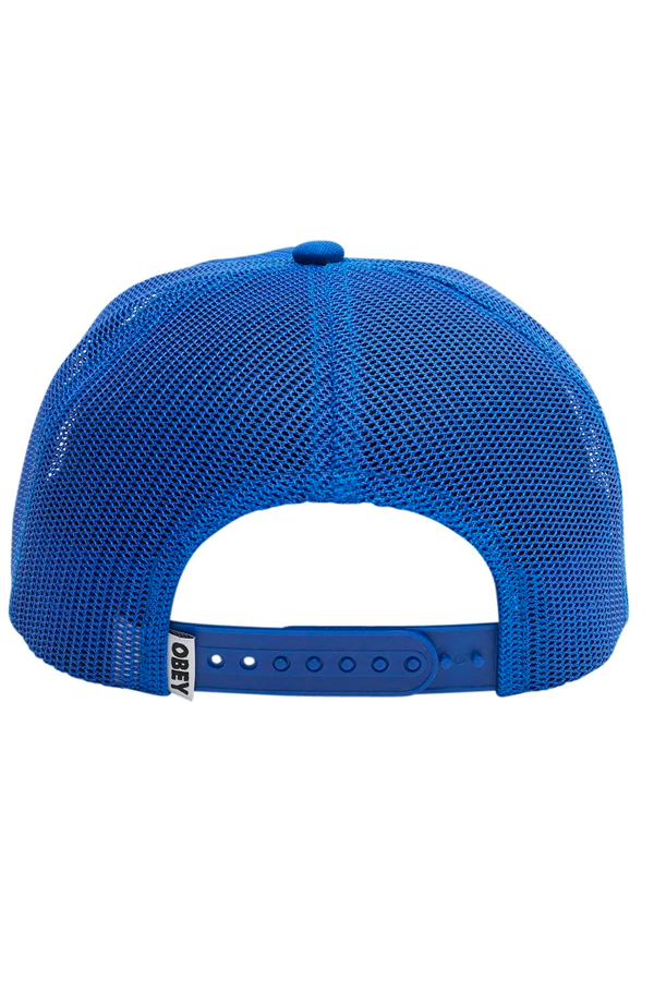 Obey Angel Mesh Trucker | True Blue - Thumbnail Image Number 2 of 2
