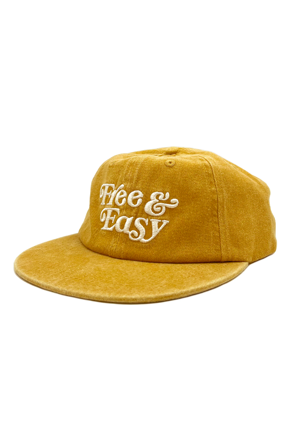 Free &amp; Easy Washed Hat | Mustard - Thumbnail Image Number 1 of 2
