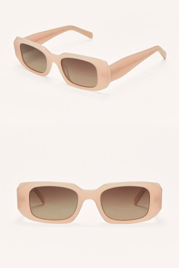 Off Duty Sunglasses | Blush Pink - Gradient - Main Image Number 2 of 2