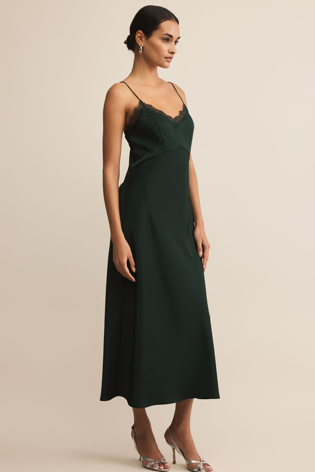After Hours Midi Dress | Garland Green - Visual Media Number 2 of 3