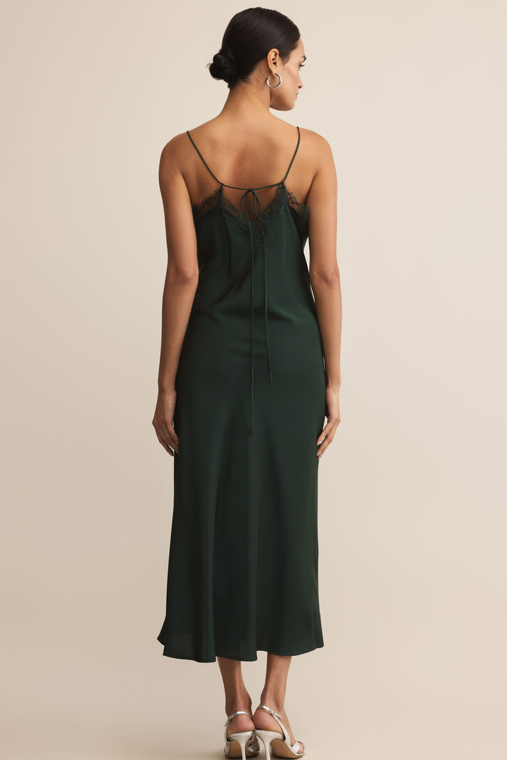 After Hours Midi Dress | Garland Green - Thumbnail Image Number 3 of 3
