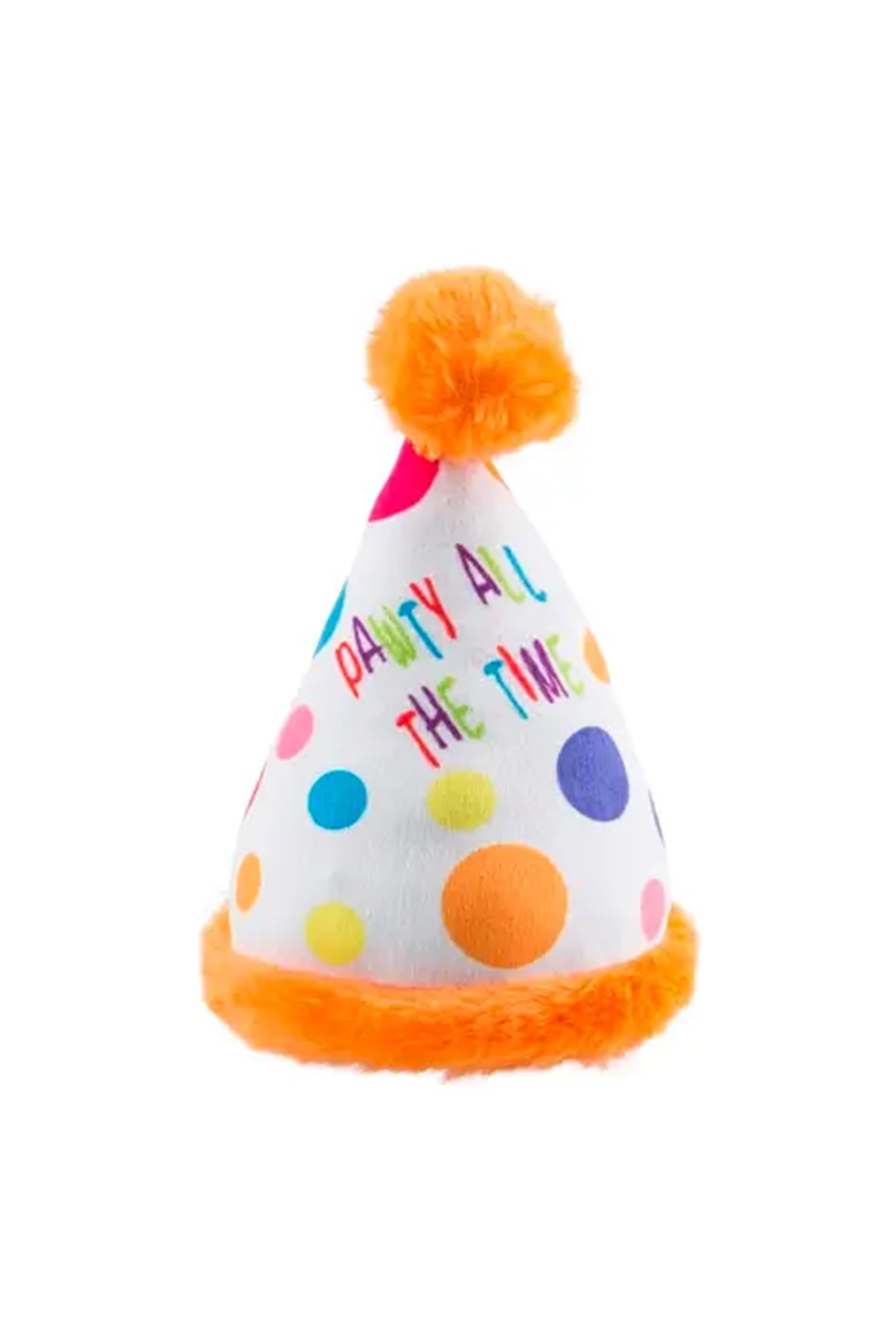 Happy Birthday Pawty Hat | Squeaker Dog Toy - Visual Media Number 1 of 1