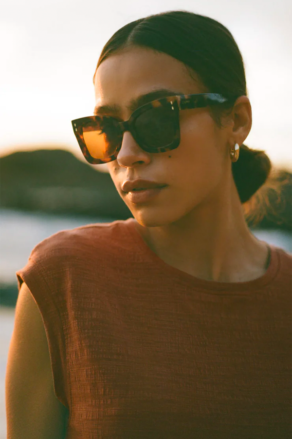 Confidential Sunglasses | Brown Tortoise - Brown - Thumbnail Image Number 1 of 5
