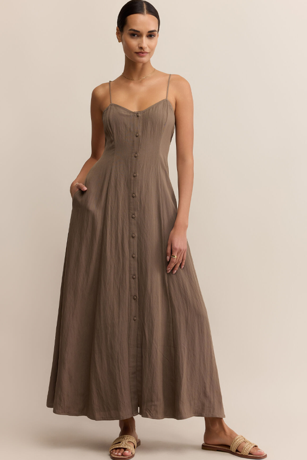 Angel Eyes Midi Dress | Tiki - Thumbnail Image Number 1 of 4
