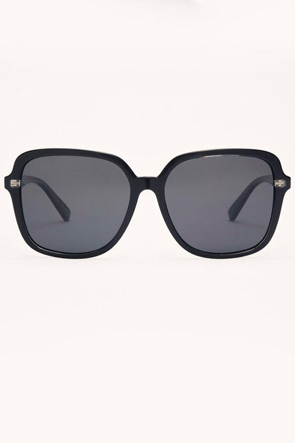 Drop Off Sunglasses | Black Gloss / Grey - Thumbnail Image Number 1 of 2
