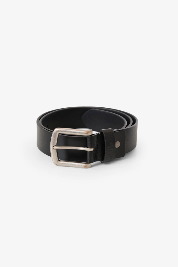 Thrills Leather Belt One-Size | Black - Thumbnail Image Number 1 of 2
