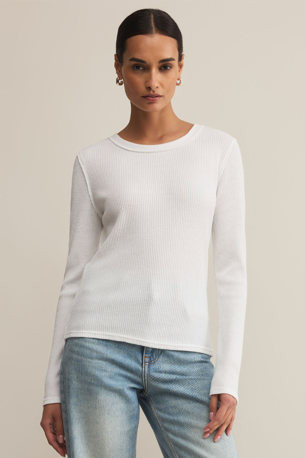 Arlet Mini Thermal Top | White - Thumbnail Image Number 2 of 4
