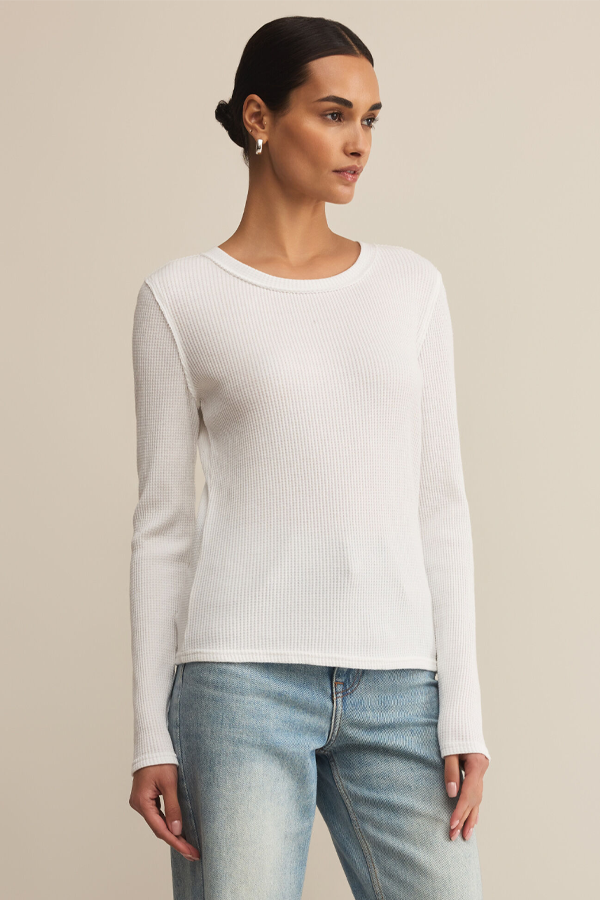 Arlet Mini Thermal Top | White - Thumbnail Image Number 3 of 4
