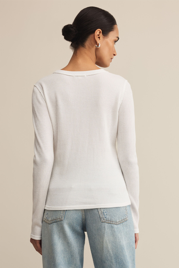 Arlet Mini Thermal Top | White - Thumbnail Image Number 4 of 4
