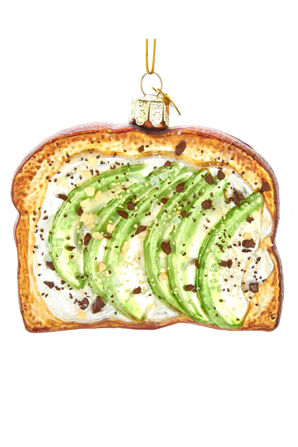 Avocado Toast Ornament - Visual Media Number 1 of 1