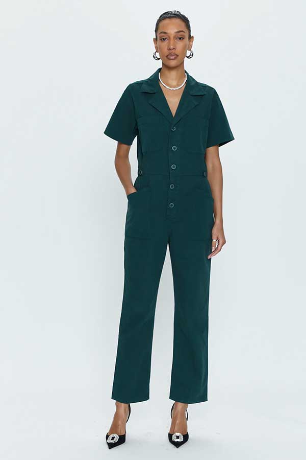 Grover Short Sleeve Field Suit | Pine - Main Image Number 1 of 2