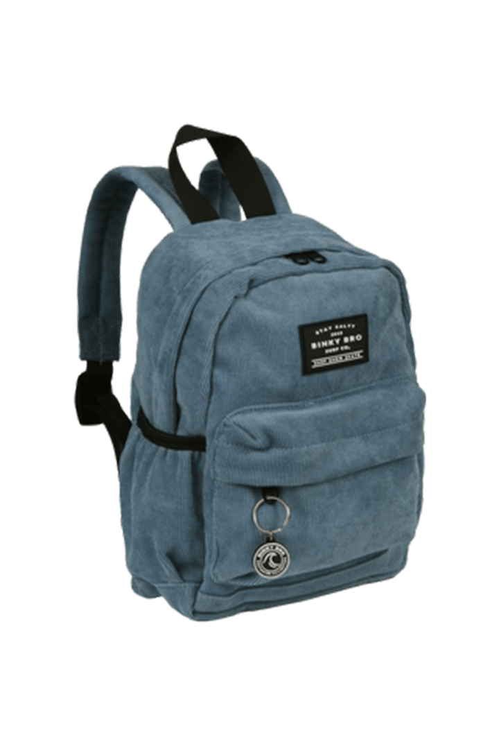 Blue Cord Backpack - Thumbnail Image Number 2 of 3

