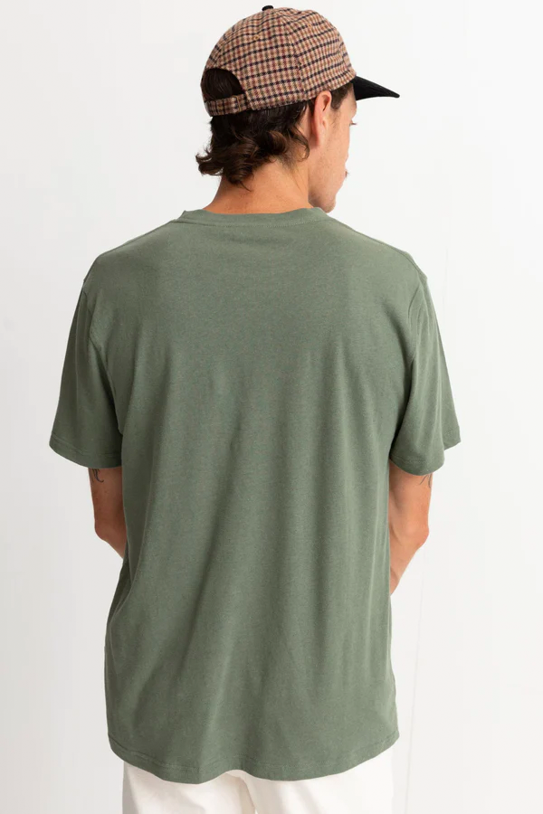 Linen SS T-Shirt | Pine - Main Image Number 3 of 3