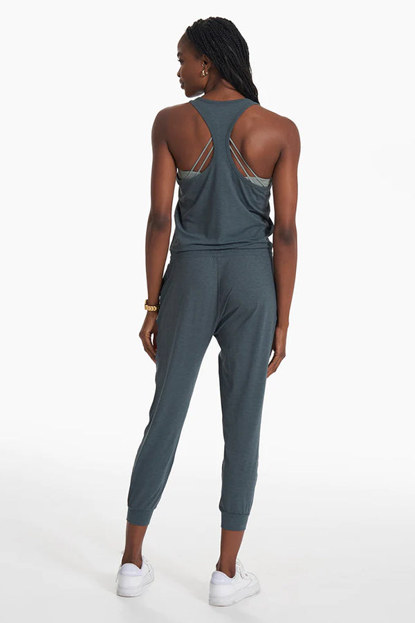 Lux Jumpsuit | Stone Heather - Main Image Number 2 of 2