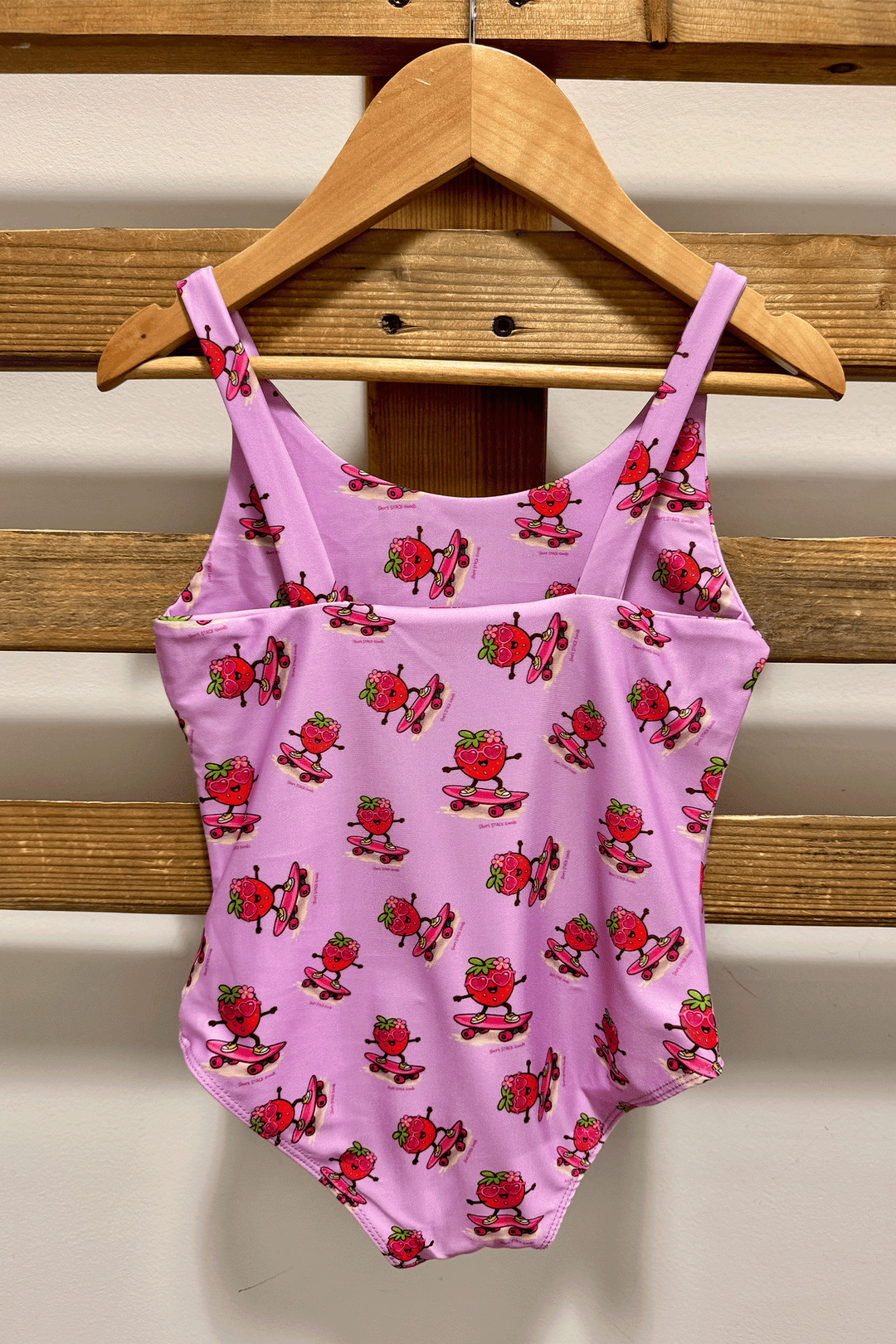 Skater Girl Swimsuit | Pink - Visual Media Number 2 of 3