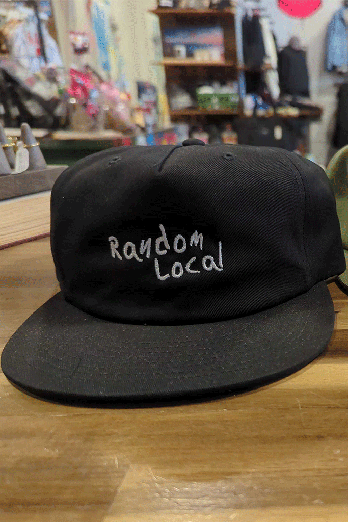 Random Local Unstructured Hat | Black - Visual Media Number 2 of 2