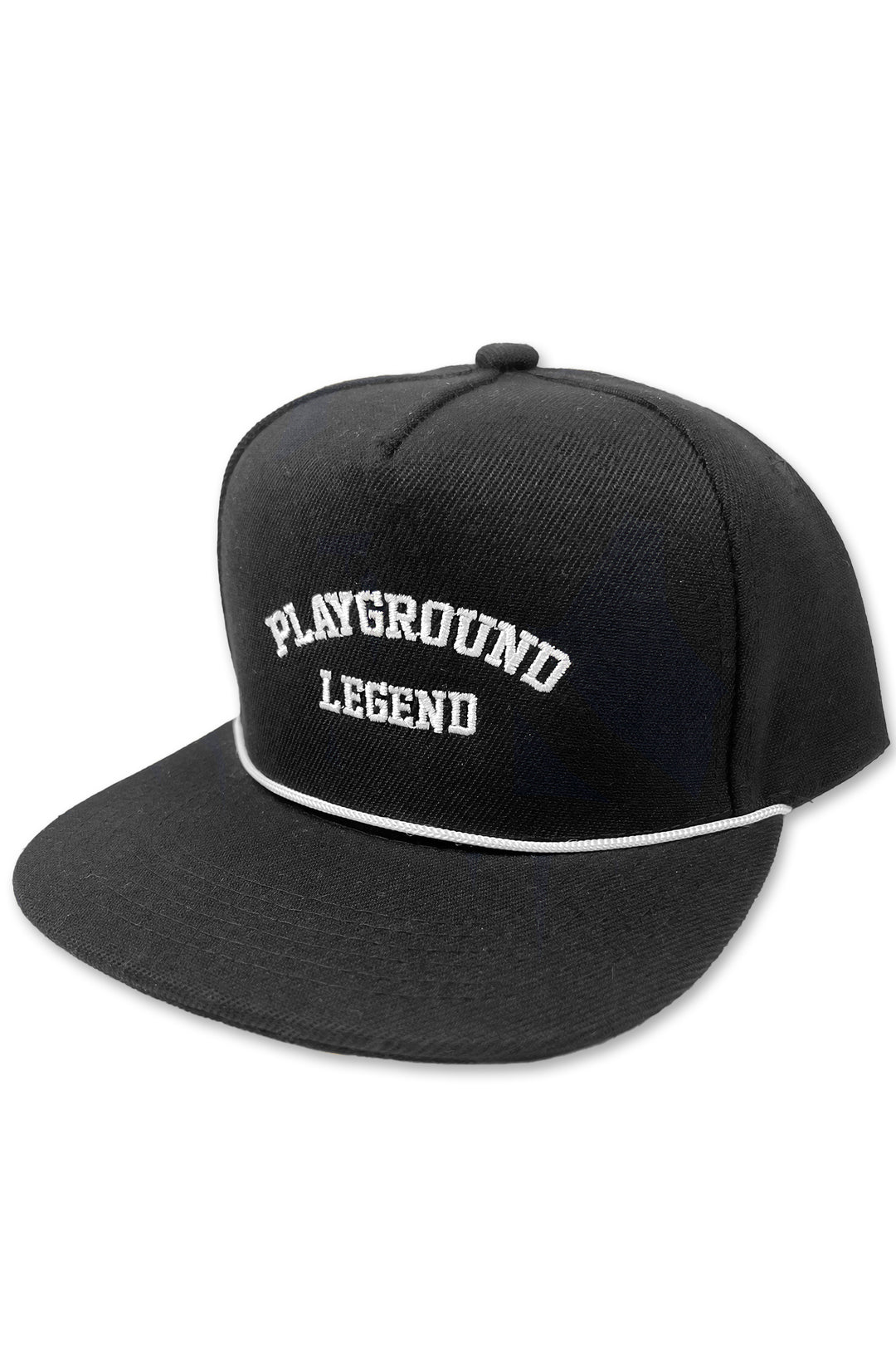 Playground Legend Rope Hat | Black & White - Visual Media Number 1 of 1