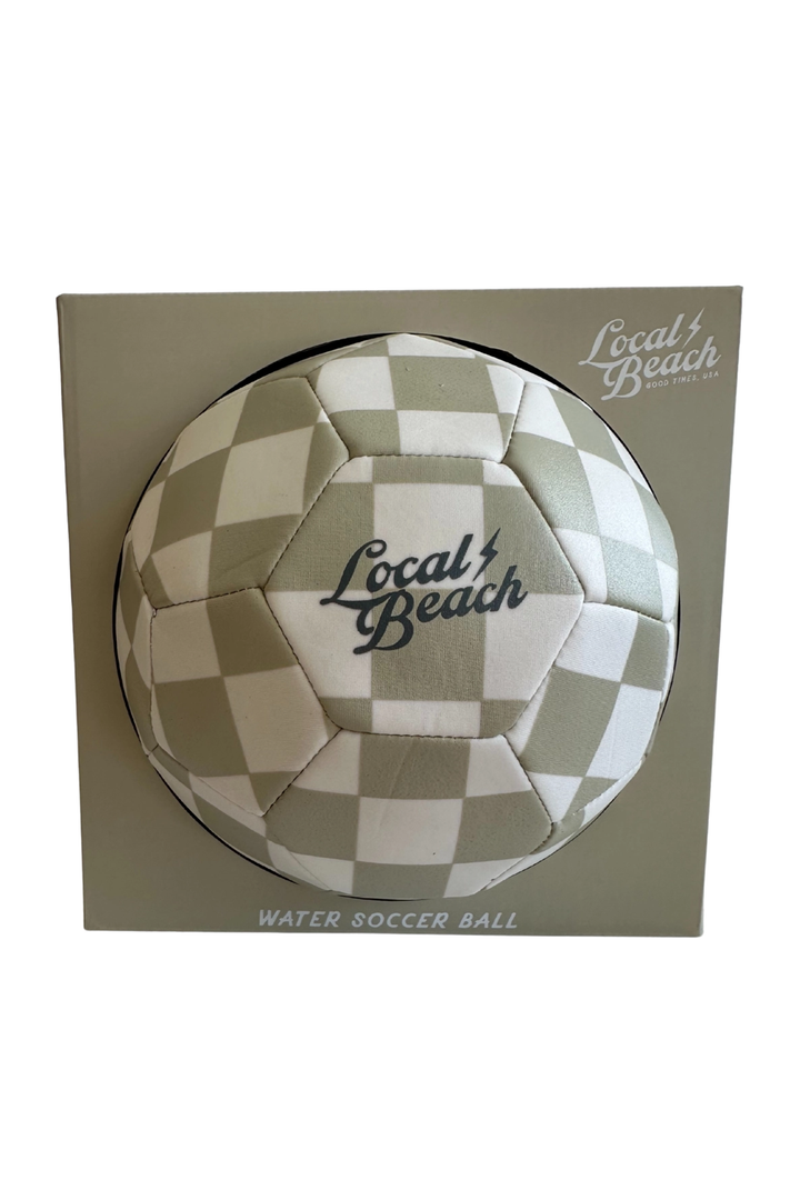 Beach Soccer Ball | Tan Checkered - Thumbnail Image Number 1 of 2
