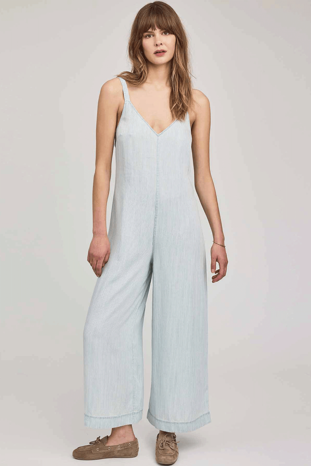 Cambry Jumpsuit | Blue Stripe - Visual Media Number 1 of 2