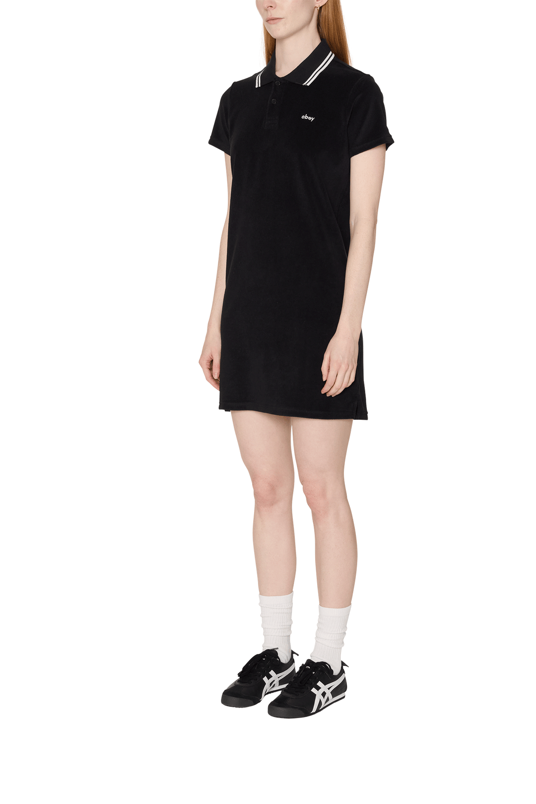 Lucia Polo Dress | Digital Black - Visual Media Number 2 of 3