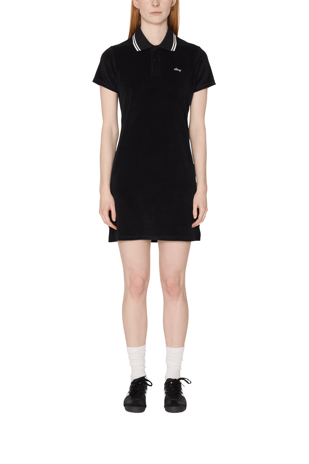 Lucia Polo Dress | Digital Black - Visual Media Number 1 of 3