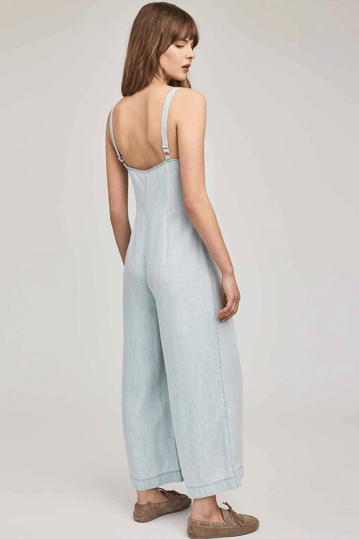 Cambry Jumpsuit | Blue Stripe - Thumbnail Image Number 2 of 2
