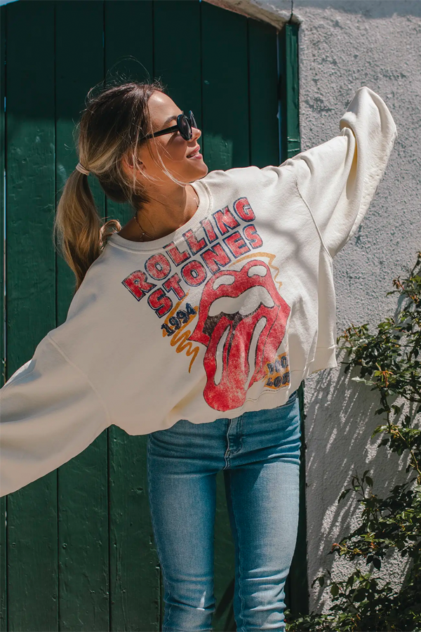 Rolling Stones 1994 Sweater | Khaki - Main Image Number 4 of 4