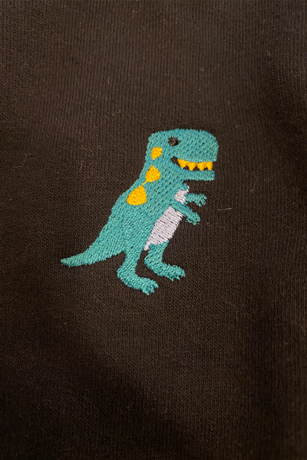 Dino Sweatshirt | Black - Main Image Number 2 of 2