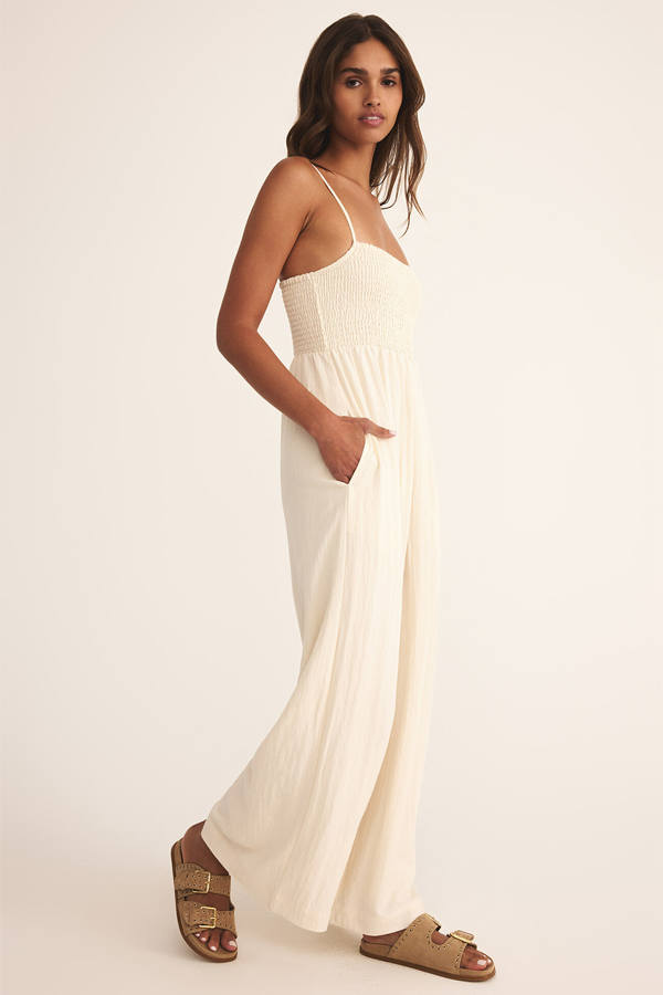 Beachside Jumpsuit | Sea Salt - Visual Media Number 2 of 3